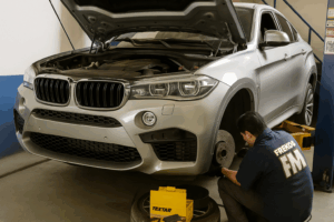 Cambio de balatas y rectificación de discos de calidad y economica para BMW X6