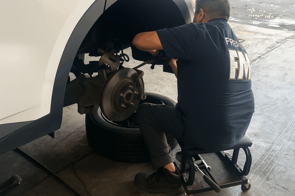 Porque Vibra el volante al frenar Kia Forte