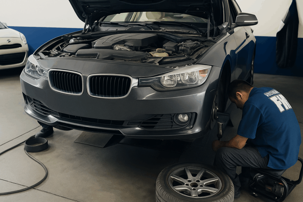 Cambio de balatas y discos para BMW Serie 3i