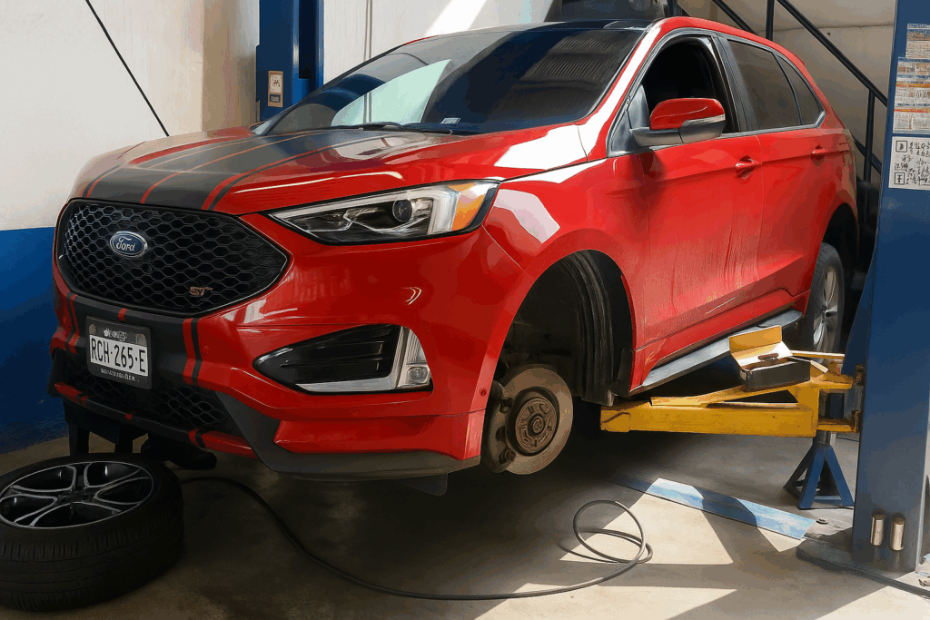 Cambio de balatas y discos para Ford Edge ST