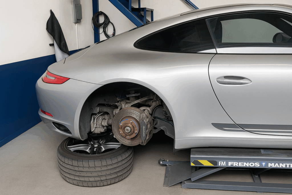 Donde hacer el cambio de balatas para un Porsche 911 Carrera