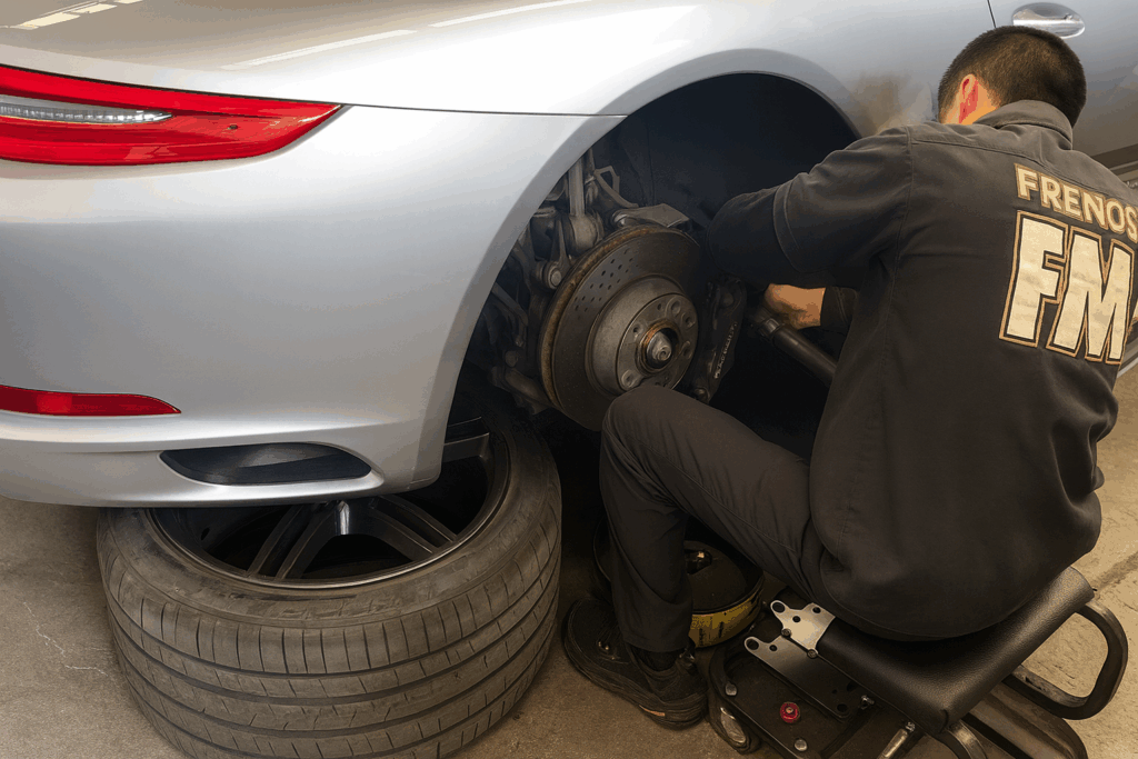 donde hacer el cambio de balatas y serbvicio de frenos para Porsche 911 Carrera